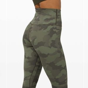 Lululemon Align HR 28" Yoga Pants Camo High Rise 4